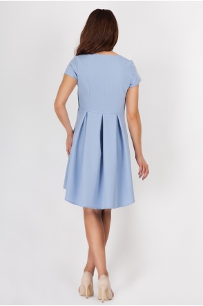 Sukienka A088 - Kolor/wzór: Niebieski