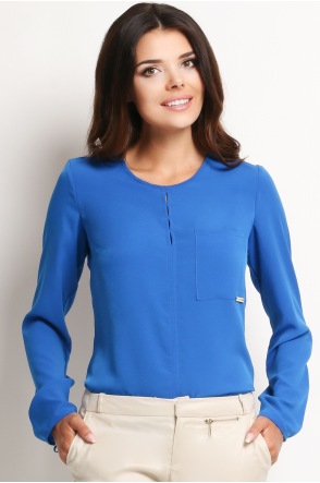 Koszula A108 - Kolor/wzór: Niebieski