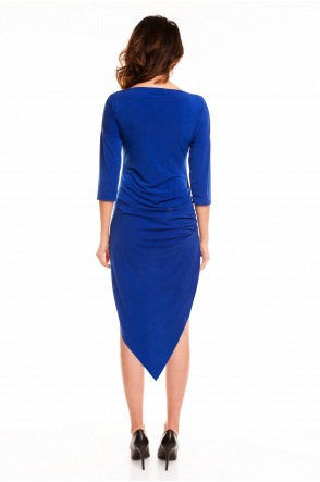 Sukienka A131 - Kolor/wzór: Niebieski