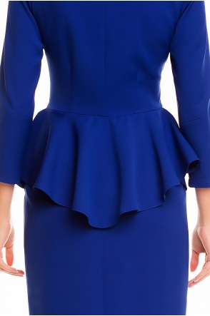 Sukienka A132 - Kolor/wzór: Niebieski