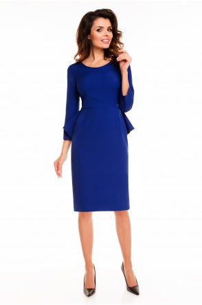 Sukienka A132 - Kolor/wzór: Niebieski