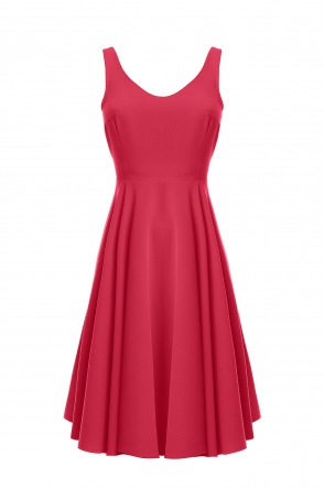 Sukienka A139 - Kolor/wzór: Róż