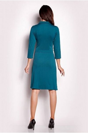 Sukienka A151 - Kolor/wzór: Zielony