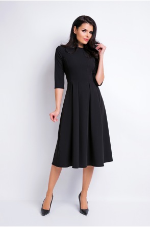 Sukienka A159 - Kolor/wzór: Czarny