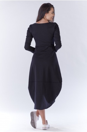 Sukienka A191 - Kolor/wzór: Czarny