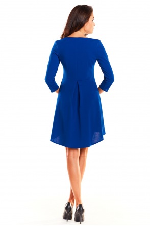 Sukienka A232 - Kolor/wzór: Niebieski