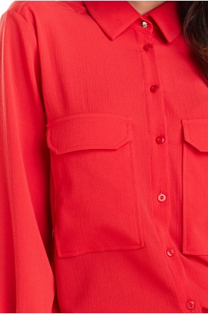 Koszula A260 - Kolor/wzór: Czerwony