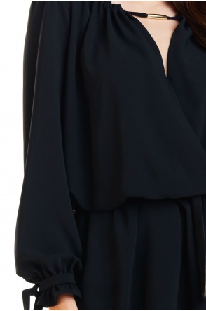Sukienka A268 - Kolor/wzór: Czarny