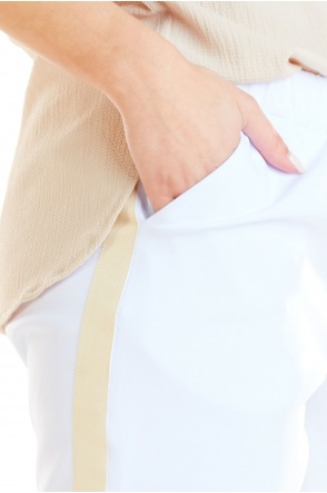 Spodnie A270 - Kolor/wzór: Biały