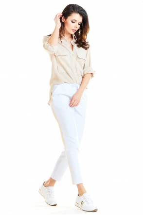 Spodnie A270 - Kolor/wzór: Biały