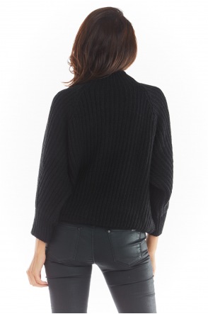 Sweter A389 - Kolor/wzór: Czarny
