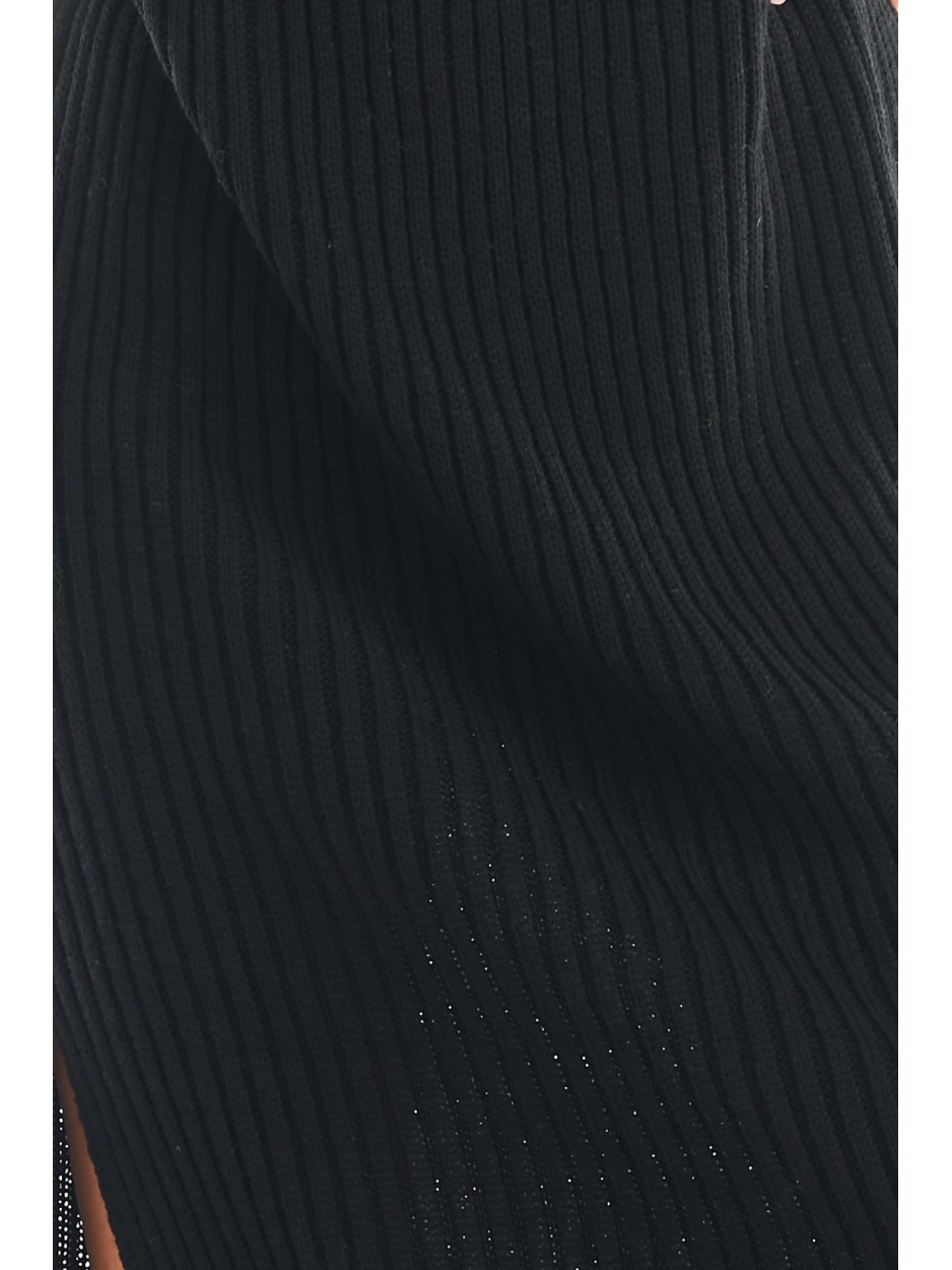 Sukienka A394 - Kolor/wzór: Czarny - dół