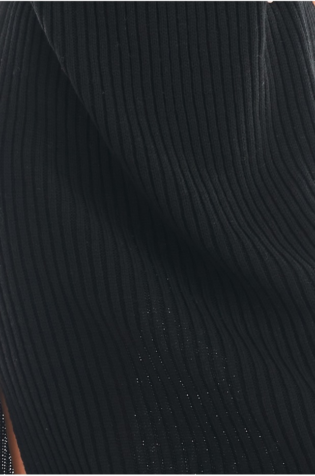 Sukienka A394 - Kolor/wzór: Czarny - dół