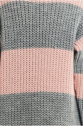 Sweter A396 - Kolor/wzór: Szary