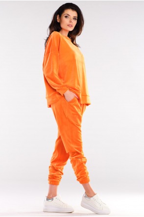 Spodnie A411 - Kolor/wzór: Pomarańcz
