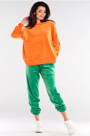 Spodnie A411 - Kolor/wzór: Zielony