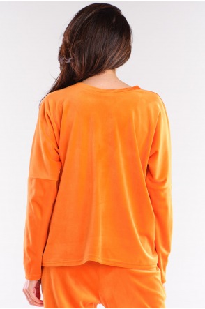 Bluzka A417 - Kolor/wzór: Pomarańcz
