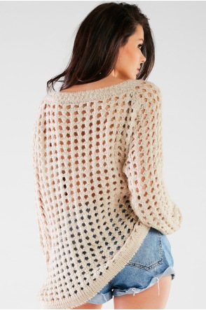 Sweter A450 - Kolor/wzór: Beż