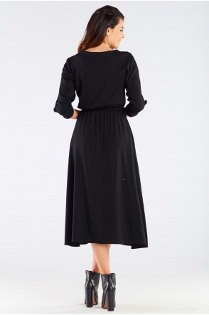 Sukienka A452 - Kolor/wzór: Czarny