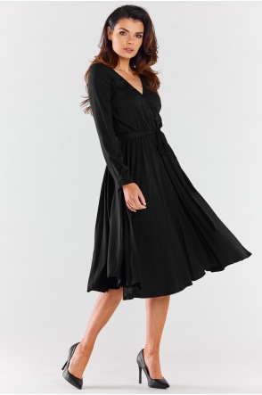 Sukienka A471 - Kolor/wzór: Czarny