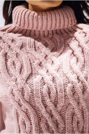Sweter A479 - Kolor/wzór: Róż