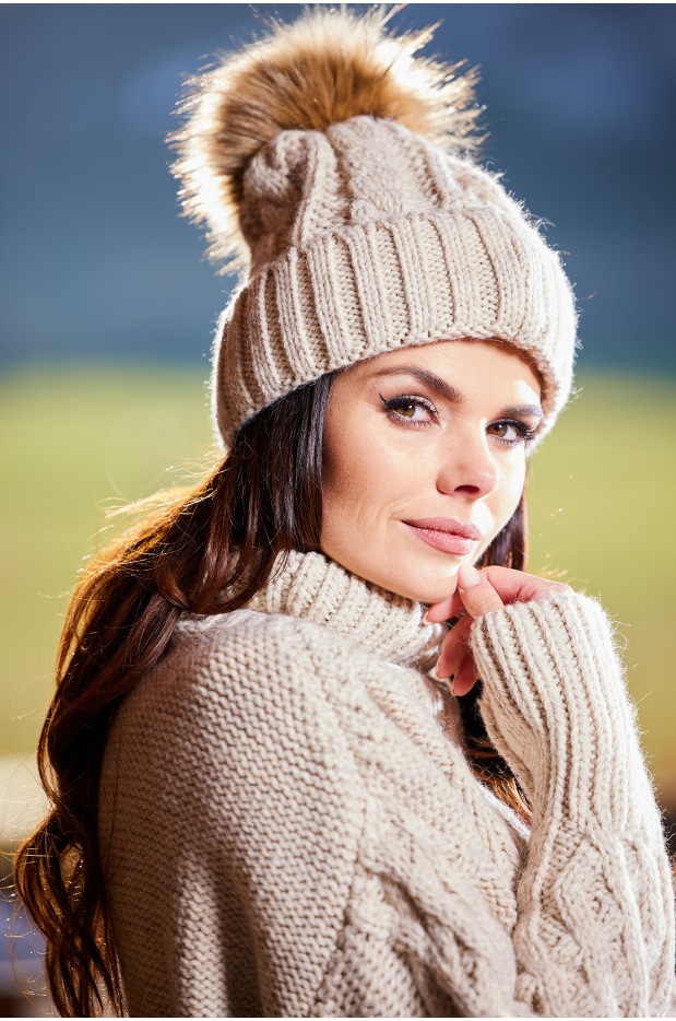 Czapka A480 - Kolor/wzór: Beż