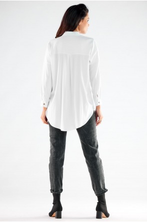 Koszula A525 - Kolor/wzór: Biały