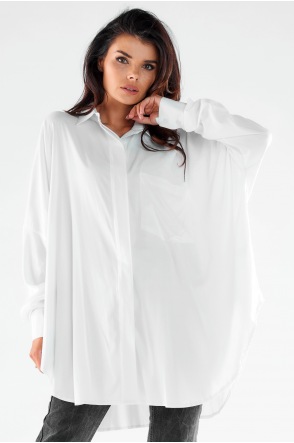 Koszula A528 - Kolor/wzór: Biały
