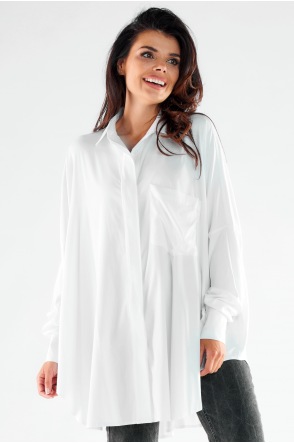 Koszula A528 - Kolor/wzór: Biały