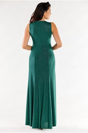 Sukienka A549 - Kolor/wzór: Butelkowa zieleń