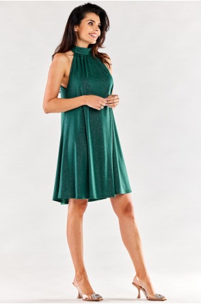 Sukienka A556 - Kolor/wzór: Butelkowa zieleń
