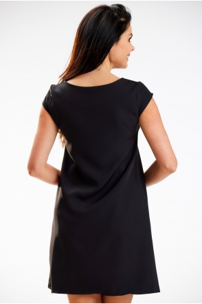 Sukienka A570 - Kolor/wzór: Czarny