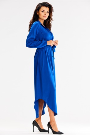 Sukienka A601 - Kolor/wzór: Niebieski