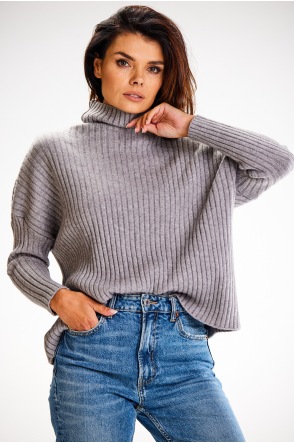 Sweter A615 - Kolor/wzór: Szary