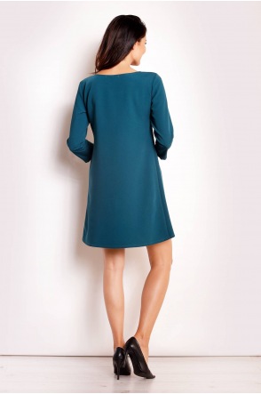 Sukienka M111 - Kolor/wzór: Zielony