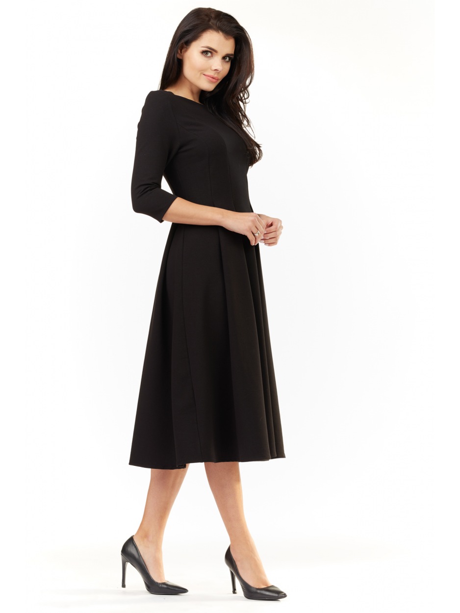 Sukienka M155 - Kolor/wzór: Czarny - dół