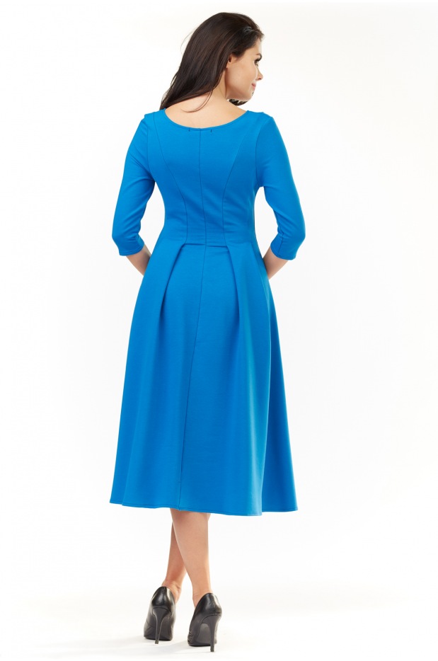 Sukienka M155 - Kolor/wzór: Niebieski - dół