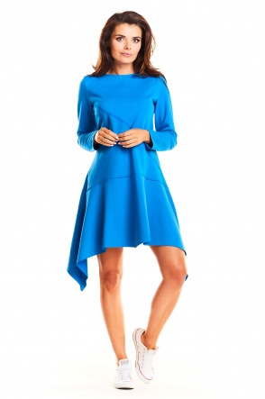 Sukienka M177 - Kolor/wzór: Niebieski