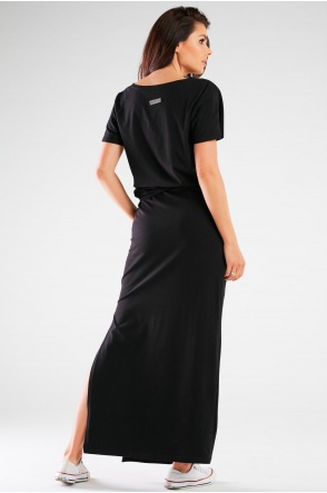 Sukienka M253 - Kolor/wzór: Czarny
