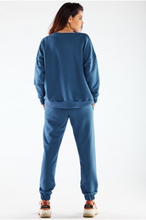Bluza M276 - Kolor/wzór: Niebieski