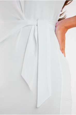 Sukienka M299 - Kolor/wzór: Biały