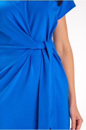 Sukienka M302 - Kolor/wzór: Niebieski