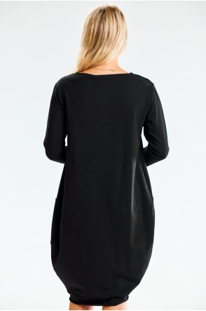 Sukienka M329 - Kolor/wzór: Czarny
