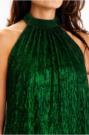 Sukienka A623 - Kolor/wzór: Zielony