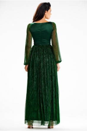 Sukienka A626 - Kolor/wzór: Zielony