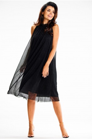 Sukienka A629 - Kolor/wzór: Czarny