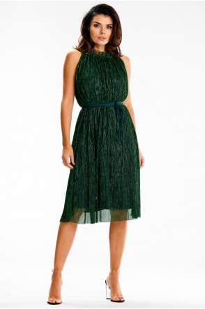 Sukienka A629 - Kolor/wzór: Zielony