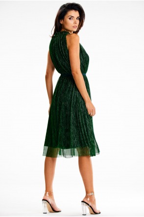 Sukienka A629 - Kolor/wzór: Zielony