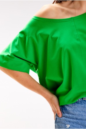Bluzka M254 - Kolor/wzór: Zielony