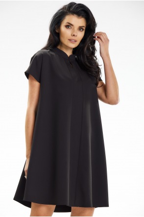 Sukienka A635 - Kolor/wzór: Czarny